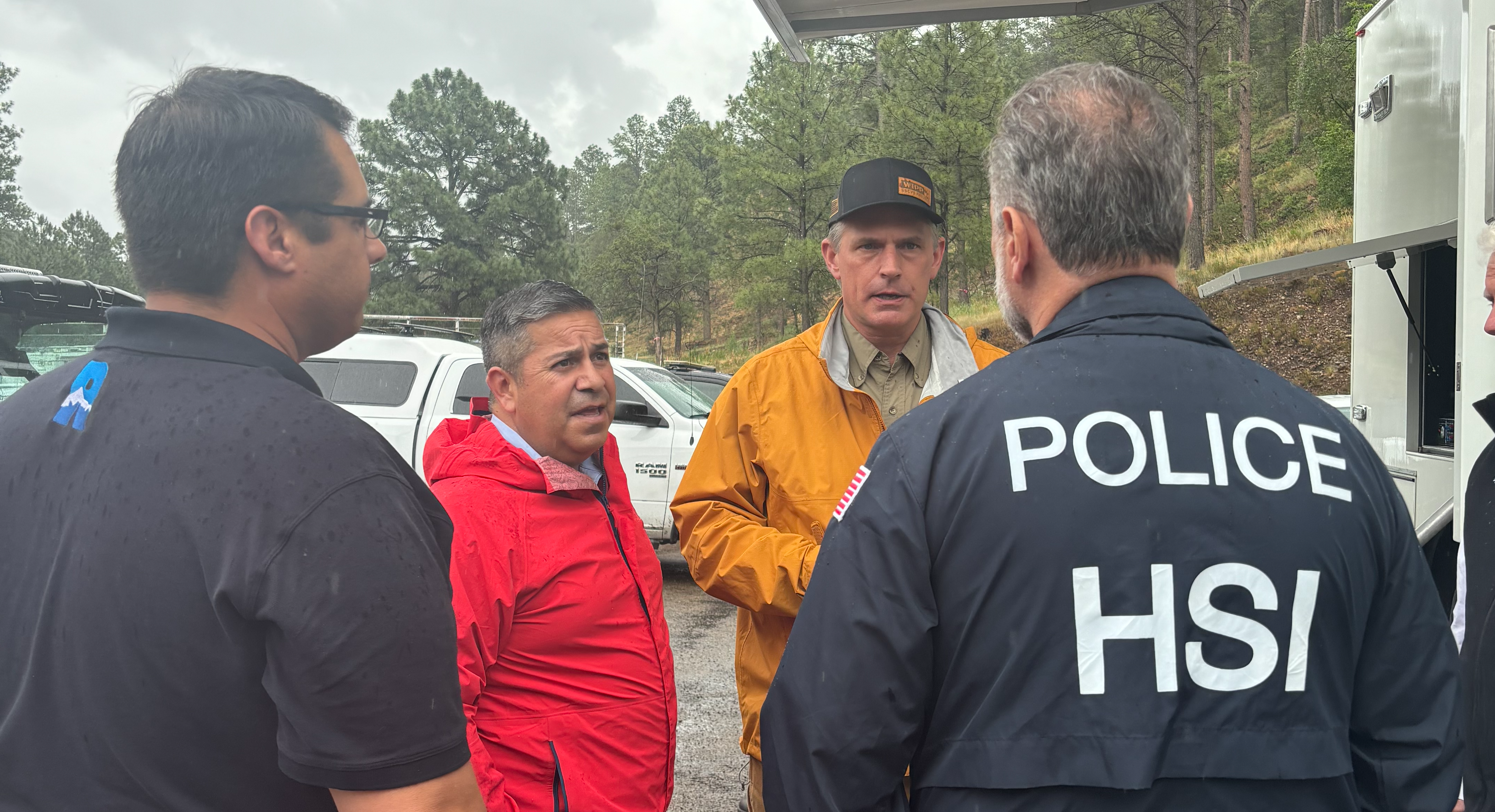 Heinrich, Luján Visit to Ruidoso
