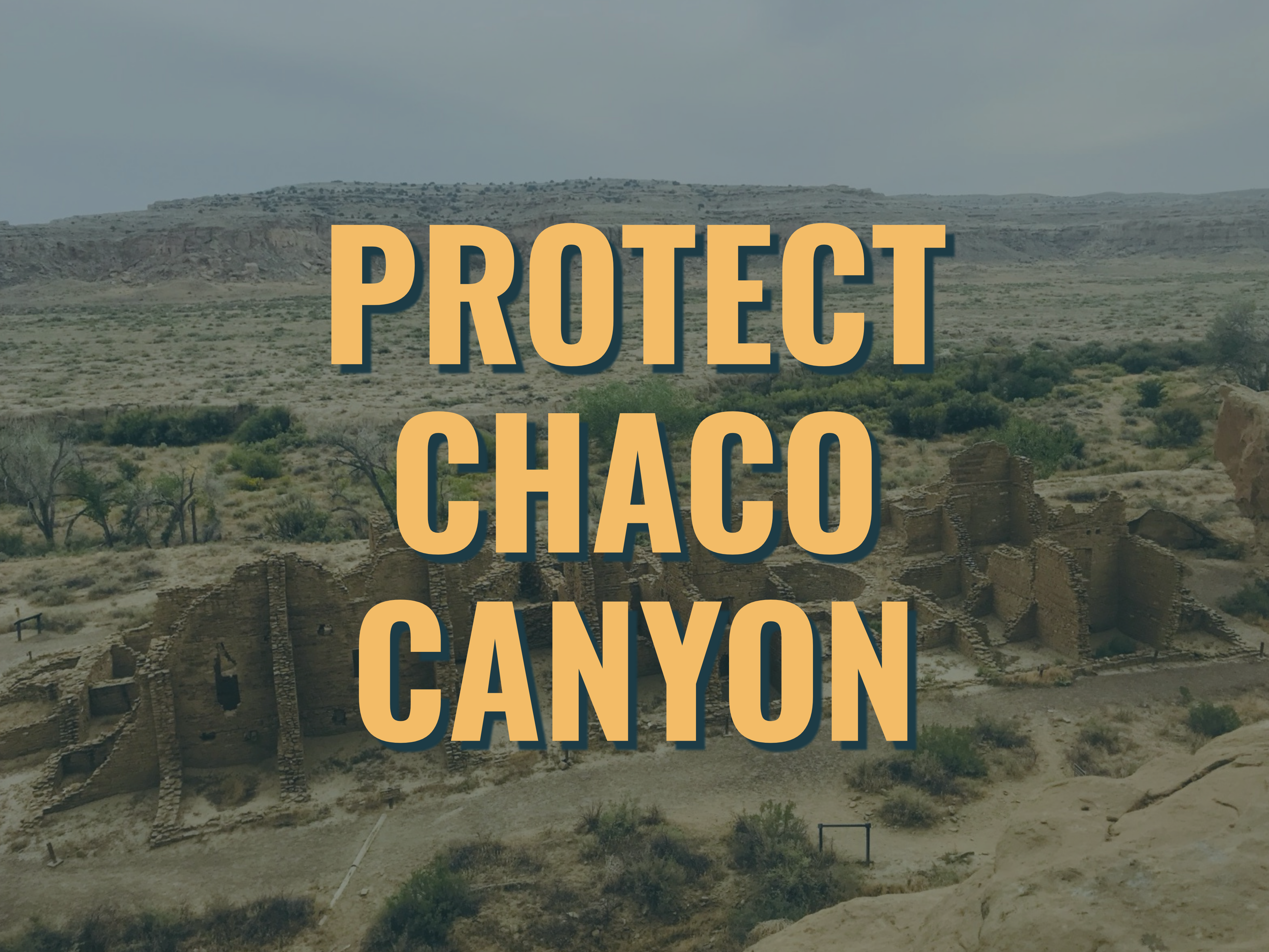 Chaco Canyon poster