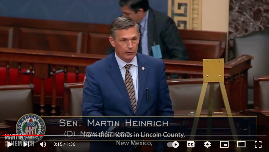 Heinrich Wildfire Floor Speech