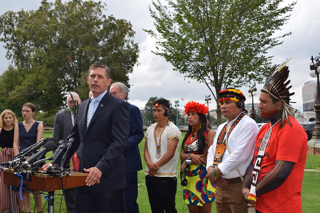 U.S. Senator Martin Heinrich (D-N.M.) spoke at a press conference in front of the U.S. Capitol today with some of America’s leading youth climate activists, indigenous youth from the Amazon, and founder of the school strike for climate Greta Thunberg.